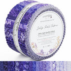 Craftido-20 Options-100% Cotton Jelly Roll Fabric Precut Strips by Craftido