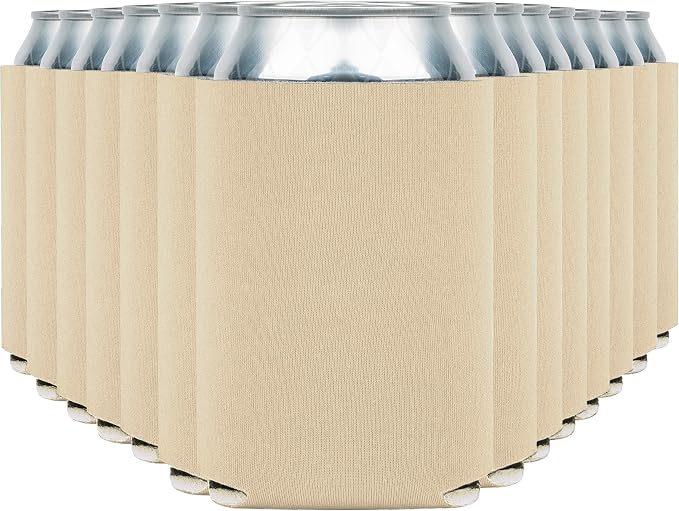 Blank Beer Can Cooler Sleeves Soft Insulated Beer Can Coolies by CURRENT+CO.