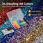 17000Pcs Rhinestones for Bedazzling, 4mm Bedazzler Kit - Image 3