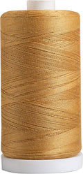 Connecting Threads Caramel Brown 100% Cotton Thread Spool | Large 1200 yard by ConnectingThreads