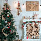 SENMUT Unfinished Wood Slices 30pcs 2.8"-3.0" Wood Circles - Image 8