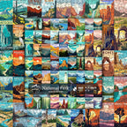 National Parks Puzzle for Adults 1000 Pieces, Travel Poster Landscape Puzzle - Image 7