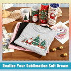 Joyclub 5 PCS Unisex Sublimation Blanks Bulk Polyester T Shirts - Image 7