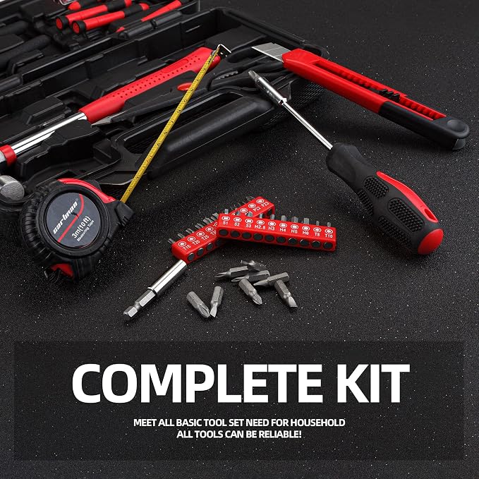 CARTMAN Complete Household Tool Set, DIY projects, furniture setup, and daily - Image 4
