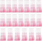 100 Pcs Pink Mini Tassels 13cm/5 Inch by CREATRILL