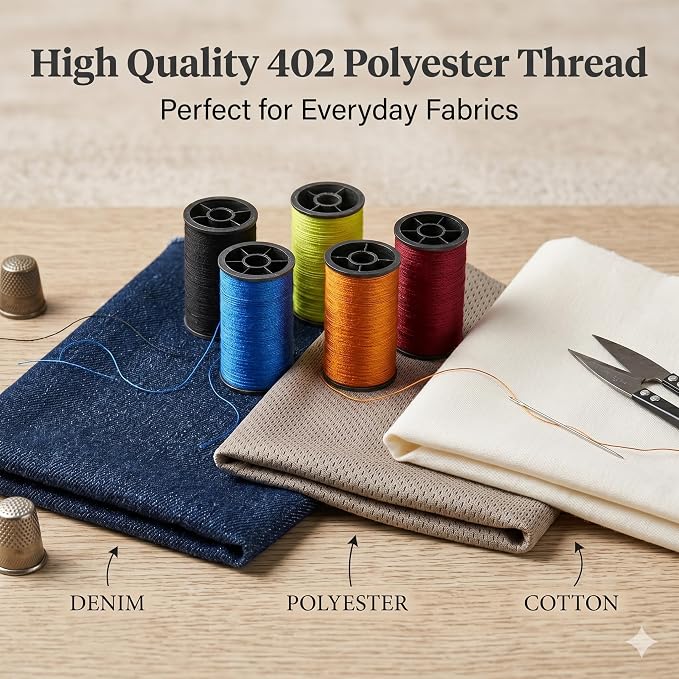 119-Piece Travel Sewing Kit for Adults & Kids, Small Needle & Thread Kit | Mini - Image 3
