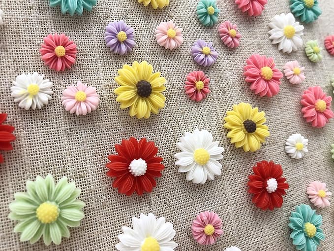 Temoyj Decorative Thumb Tacks 24 Pcs Colorful Cute Pushpins - Image 3