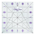 The Quilted Bear Square Quilting Ruler, Transparent Acrylic, Precise Bold Lines by TheQuiltedBearsProducts