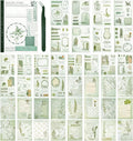 Vintage Washi Stickers for Journaling, 40 Sheets Ephemera Sticker Book for by Ahmagen