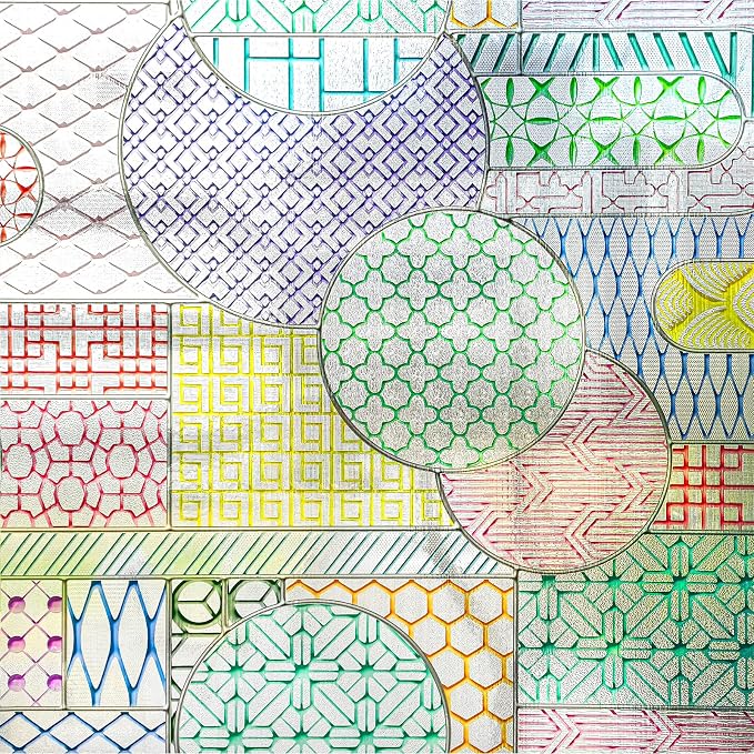 3D Stained Glass Window Film, Decorative Window Privacy Film - Image 8