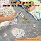 Premium 24" x 36" Large Self Healing Sewing Mat, 5-Ply Rotary Cutting Mat - Image 3