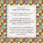 100% Cotton Fabric by the Yard – Turkish Quality Quilting & Sewing Fabric - Image 4