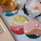 Temlum 6 Pcs Diamond Painting Coasters - Image 7