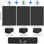 8 Pcs Pick and Pluck Foam Sheets 3 Size Polyurethane Pick Apart Foam Inserts - Image 2