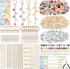 Modacraft 617 Pcs Charms Lip Gloss Keychain Making Kit, DIY Bag Charm Kit by Modacraft