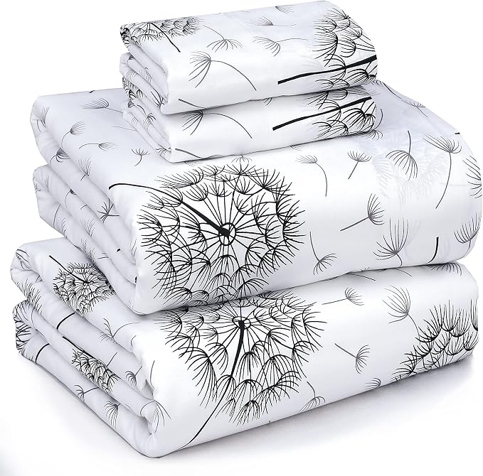 RUVANTI 100% Cotton Sheets – Queen Size Percale Bedding, Cooling & Breathable by Ruvanti