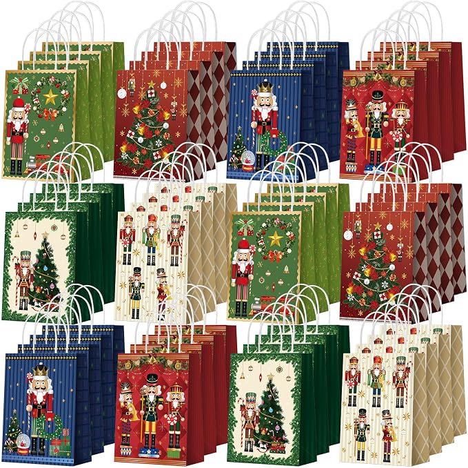 Kolldenn 48 Pcs Christmas Nutcracker Party Favors Bags Bulk Christmas by Unknown