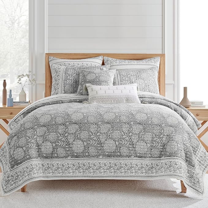 Levtex Home Adare Grey Reversible King/Cal King Quilt Set by LevtexHome