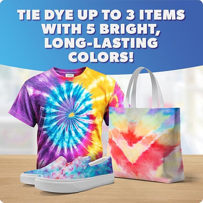 Blue Marble Tie-Dye Dotz 10-Piece Set – Make Vibrant, Colorful Tie Dye Designs - Image 4