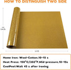 HTVVETUR Glitter Heat Transfer Vinyl - Image 2
