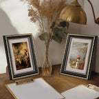 eletecpro 5x7 Vintage Picture Frame, Glass Cover, Horizontal or Vertical - Image 6