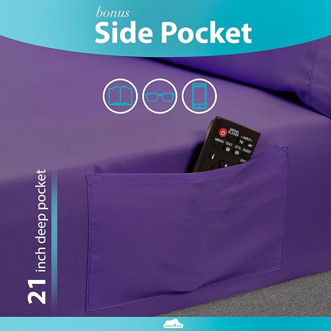 DREAMCARE Twin XL Fitted Sheet - Image 3
