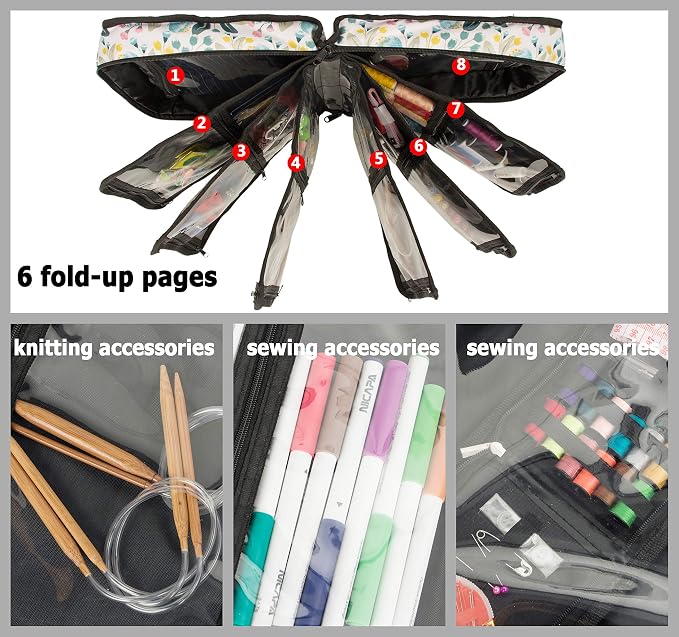PACMAXI Sewing Accessories Storage Carrying Bag, Craft Tools | Roomy carry bag - Image 4