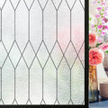Windimiley Window Privacy Film Stained Glass Static Clings, Bathroom Frosted by WindimileyDecor
