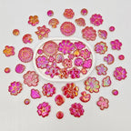 500g/1.1lb Ceramic Mosaic Tiles Mixed Shapes of Flowers, Mushrooms - Image 8