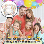 Fairy First Birthday Invitations, 25 Double-Sided Invitation Cards - Image 4