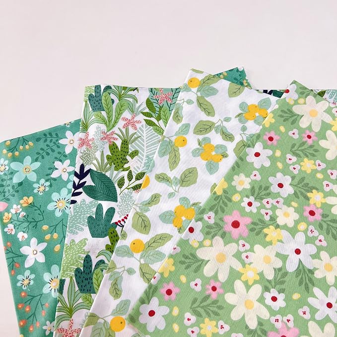Cotton Fabric DIY Making Supplies Quilting Patchwork Fabric Fat Quarter Bundles - Image 4
