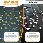 The Original Newverest Jigsaw Puzzle Mat Roll Up, Forest Green, 39.4” x 23.6” - Image 2