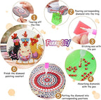 Zythron 8 Pack Diamond Art Coasters, Chicken Diamond Painting Coasters Kits | - Image 3