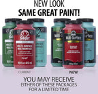 FolkArt Multi-Surface Satin Acrylic Paint in Assorted Colors, 16 oz, Teal 16 Fl - Image 2