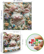 MINIWAN Highland Cow 500 Piece Puzzle - Image 2
