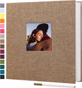 potricher Large Photo Album Self Adhesive 4x6 5x7 8x10 Pictures Linen Cover 80 by potricher