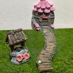 MUAMAX Fairy Garden Walkway Path Pathway, Fairy Garden Accessories, Wood Road - Image 7