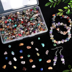 500pcs Natural Chip Stone Beads Multicolor 5mm to 8mm Irregular Gemstone - Image 5