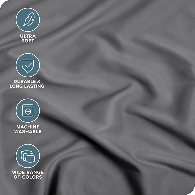 Bare Home 2-Pack Fitted Bottom Sheets Queen - Image 2
