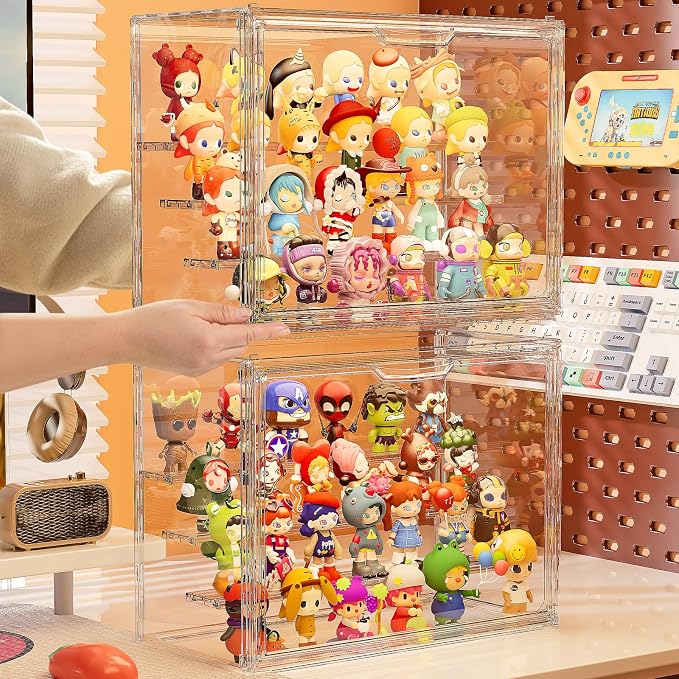 Clear Acrylic Display Case for Collectibles 4 Layer Hobby Figure Display Case - Image 5