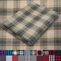 Pico Textiles 10 Yards Bolt Tan and Olive Tartan Plaid Flannel Fabric by PicoTextiles