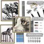 KALOUR 76 Drawing Sketching Kit Set - Image 6
