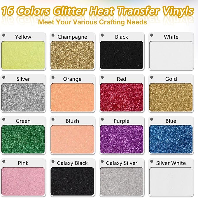 ​TORC Blush Glitter HTV Blush Heat Transfer Vinyl HTV Rolls - Image 5