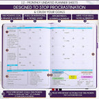 Life Planner - Undated Weekly & Monthly Planner, 12-Month Journey to Increase - Image 4