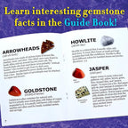 DANCING BEAR Gem stone Dig Kit, Excavate 16 Real Gems & Crystals including - Image 7