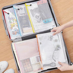 JARLINK A4 Mesh Zipper Pouch Bags, Office School Supplies, Cosmetics Travel - Image 7