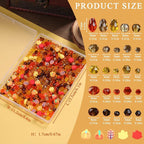 ZHIYUXI 1150PCS Orange Beads Fall Beads - Image 6