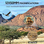 12x50 UHD Binoculars for Adults High Powered - Image 9