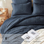 Zzlpp Twin Comforter Set 5 Pieces, All Season Boho Bedding Sets - Image 3