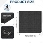 4 Pcs Pick and Pluck Foam Sheets 12" L x 12" W x 2" T Polyurethane Pick Apart - Image 2